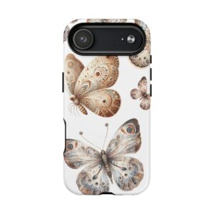 Butterfly Floral Tough Magnetic iPhone Case