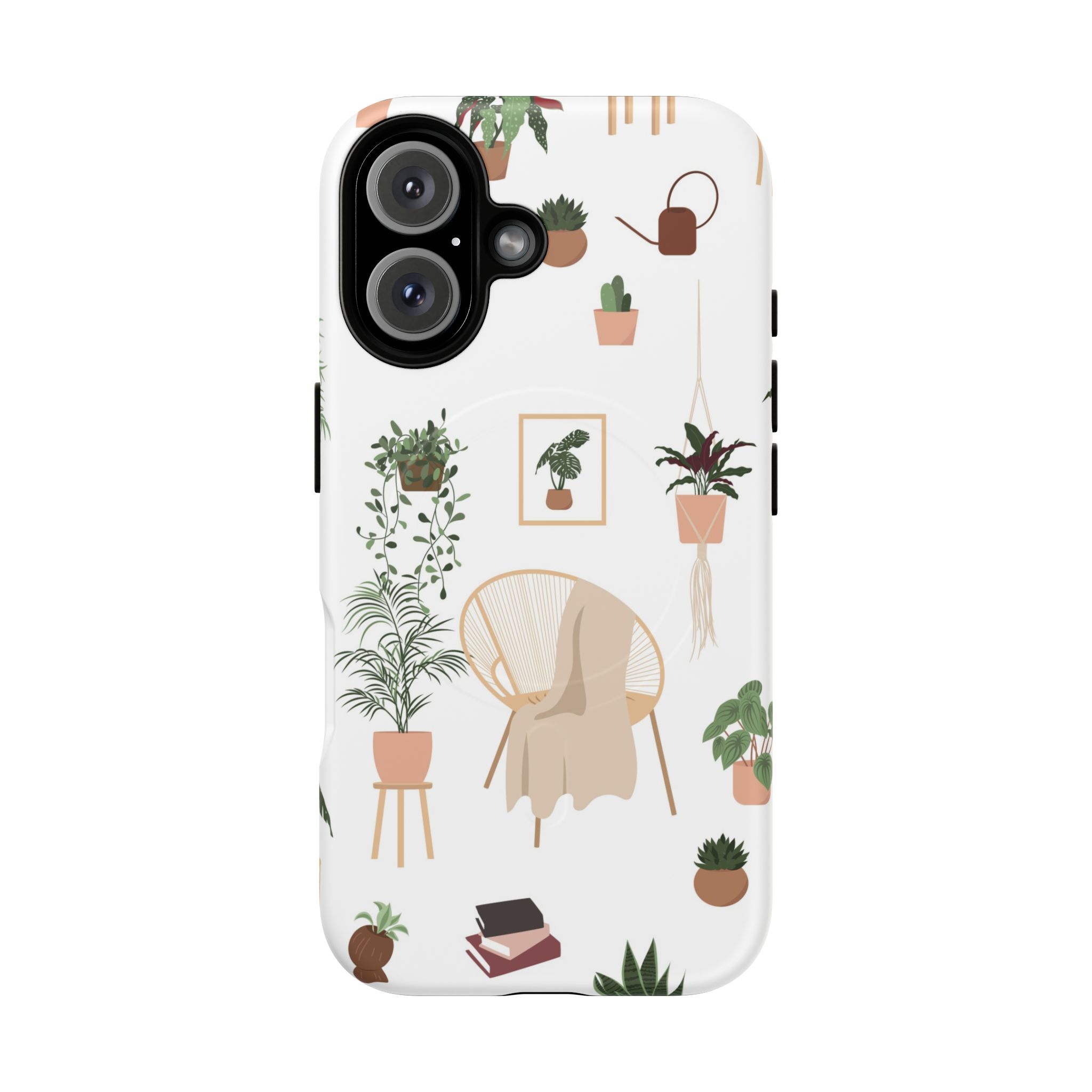Botanical Plant Pattern Tough Magnetic Phone Case