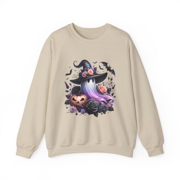 Cute Witch Hat, Pumpkin & Bats Sweatshirt