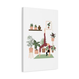 Yoga Pose Canvas Print