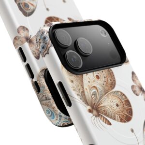 Butterfly Floral Tough Magnetic iPhone Case