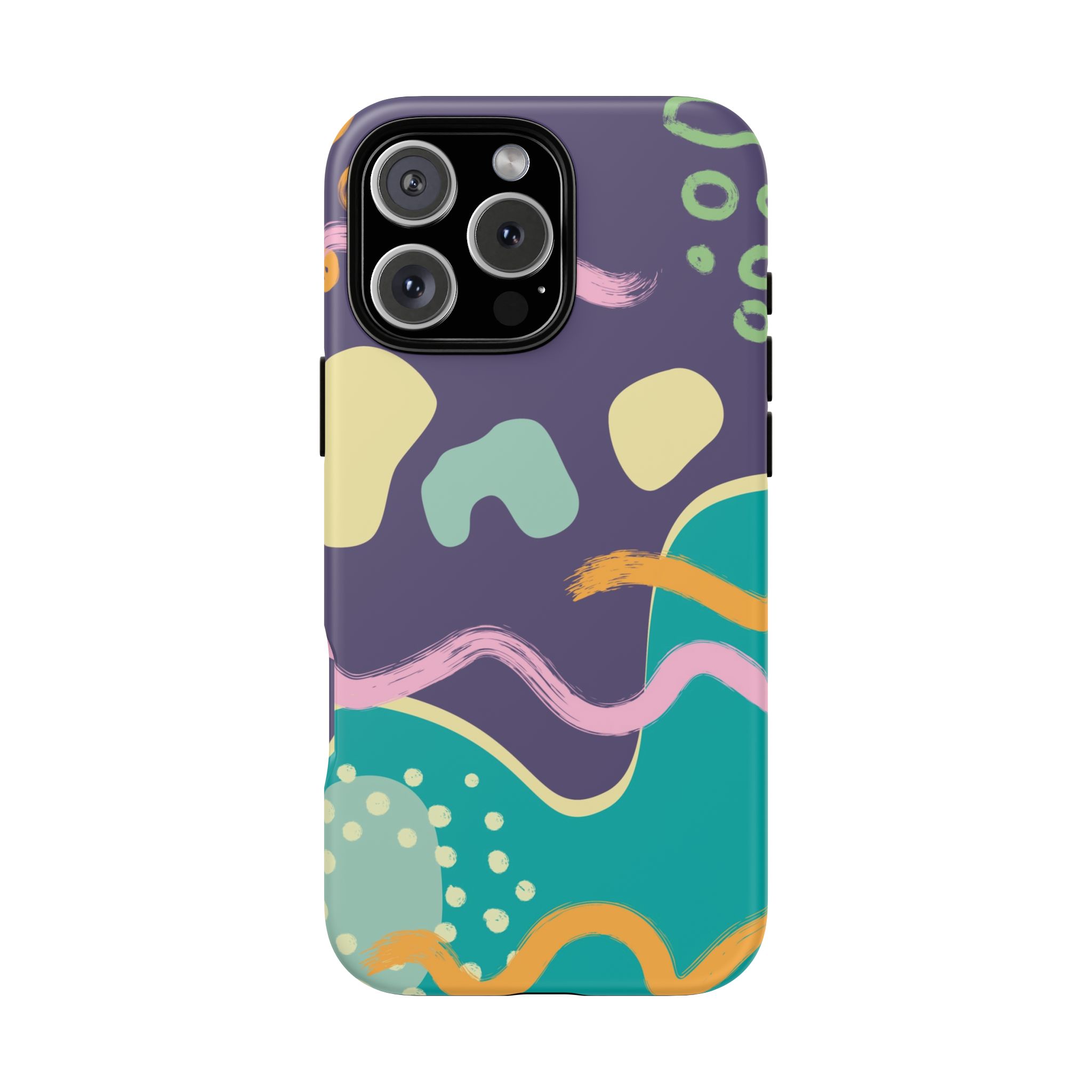 Abstract Colorful Wave Phone Case