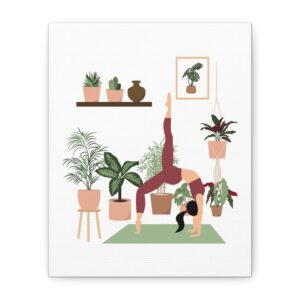 Yoga Pose Canvas Print