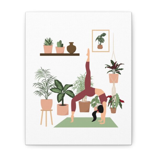 Yoga Pose Canvas Print
