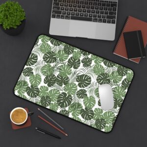 Tropical Monstera Office Desk Mat