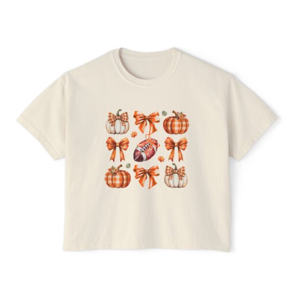 Fall Pumpkin & Bow Boxy T-Shirt