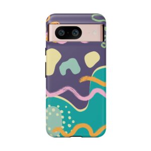 Abstract Colorful Wave Phone Case