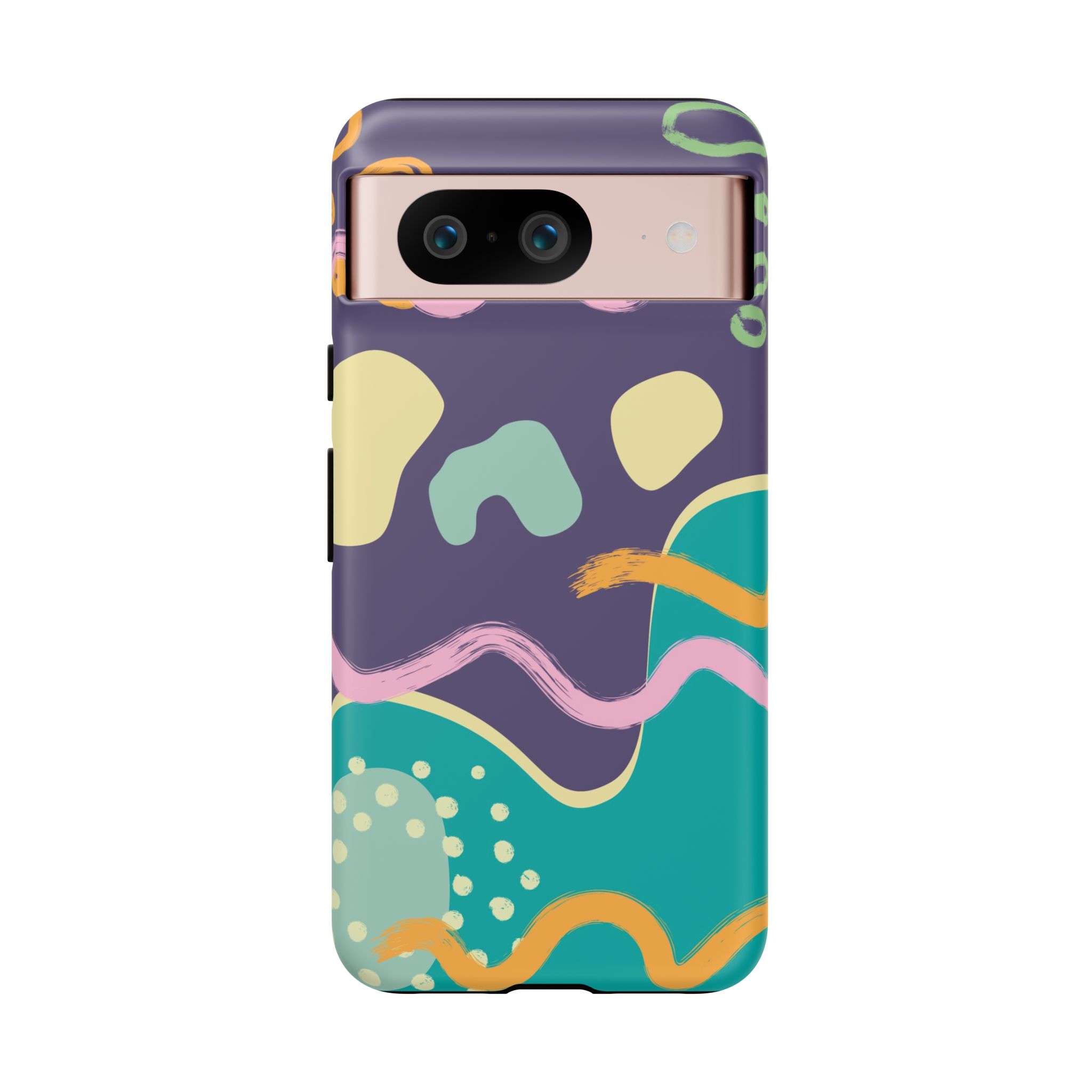 Abstract Colorful Wave Phone Case