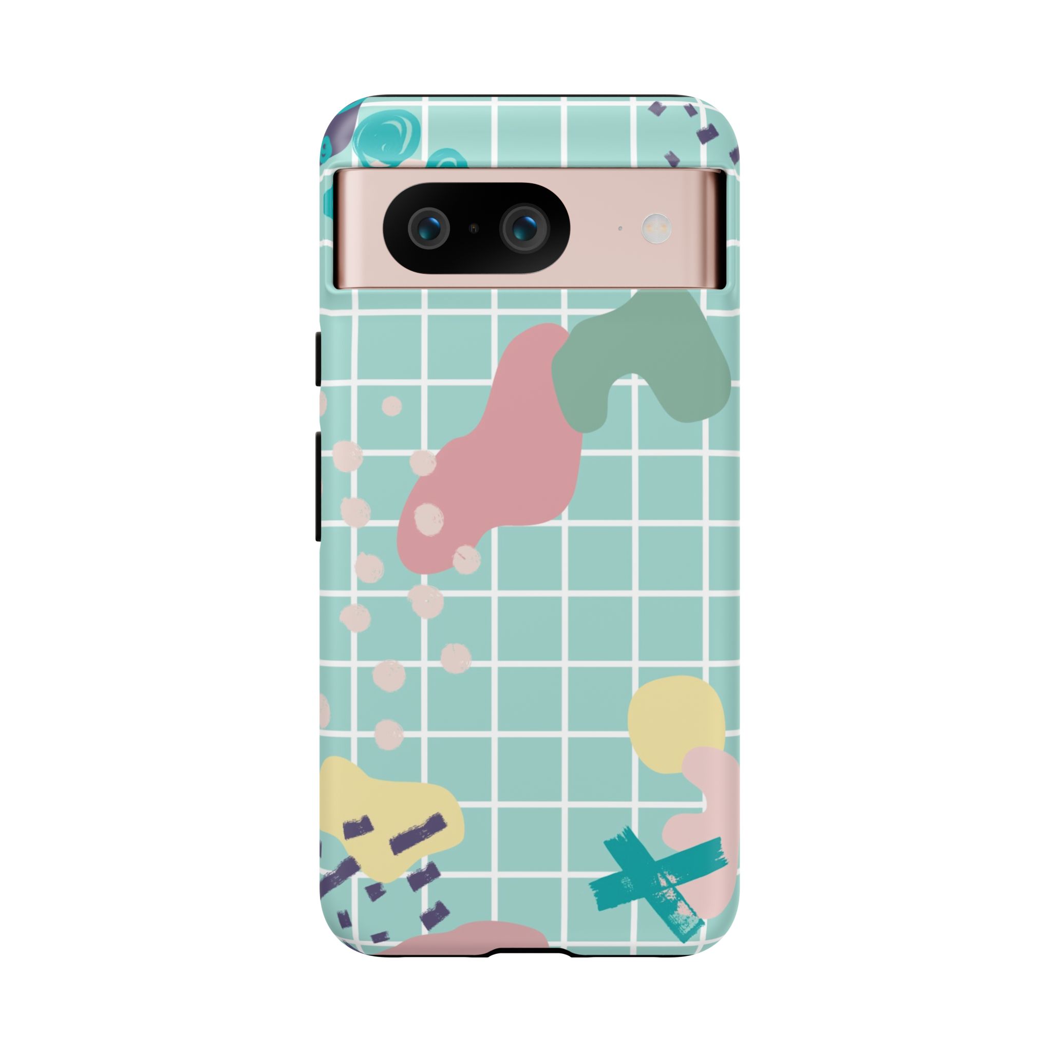 Pastel Abstract Grid Tough Phone Case