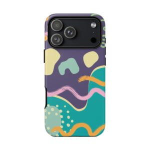 Abstract Colorful Wave Phone Case