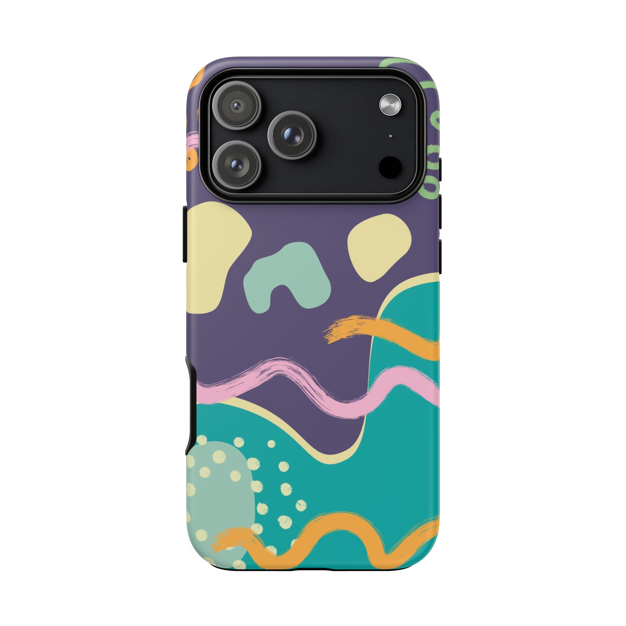 Abstract Colorful Wave Phone Case