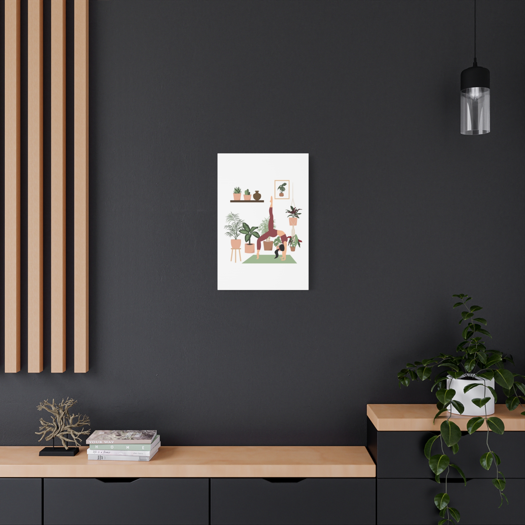 Yoga Pose Canvas Print