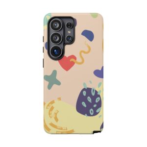 Abstract Heart & Shapes Phone Case