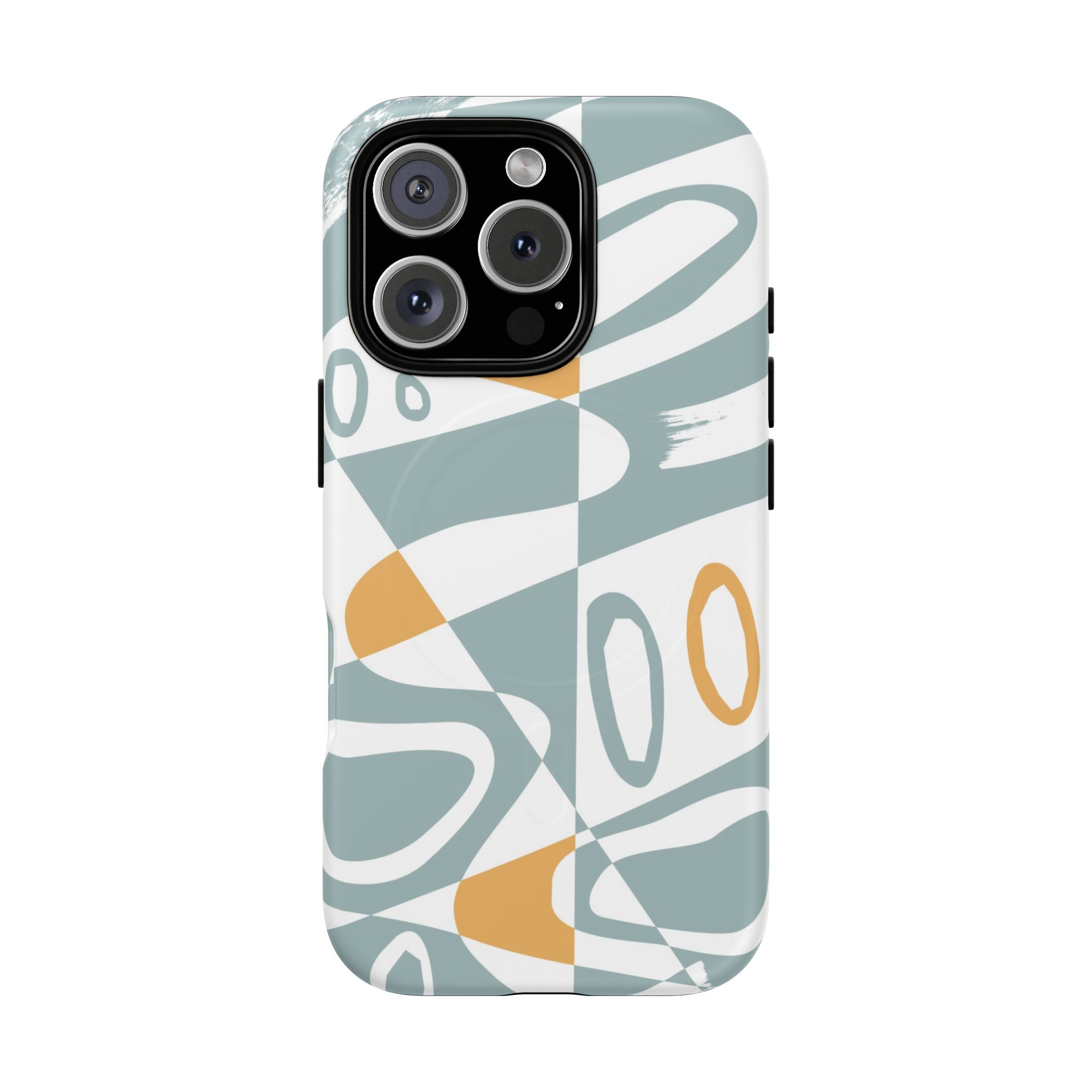 Abstract Retro Swirl Design Magnetic Phone Case