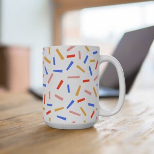 Confetti Sprinkle 15oz Ceramic Mug
