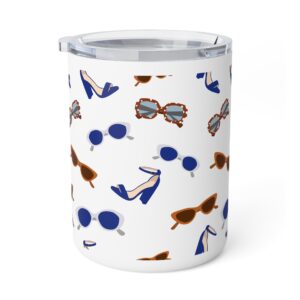 Blue Heels & Sunglasses 10oz Insulated Coffee Mug