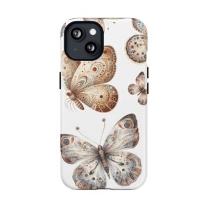 Butterfly Floral Tough Magnetic iPhone Case
