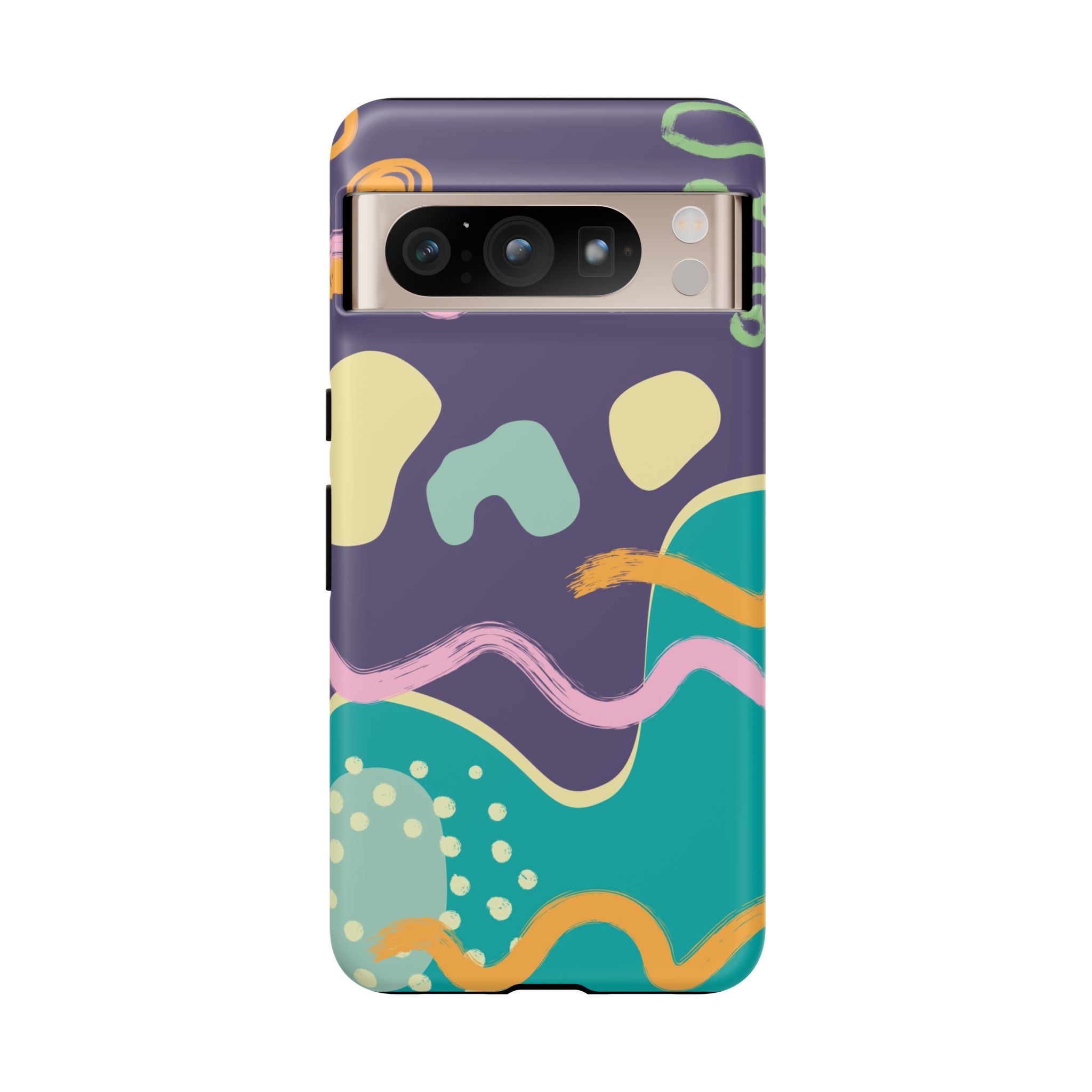 Abstract Colorful Wave Phone Case