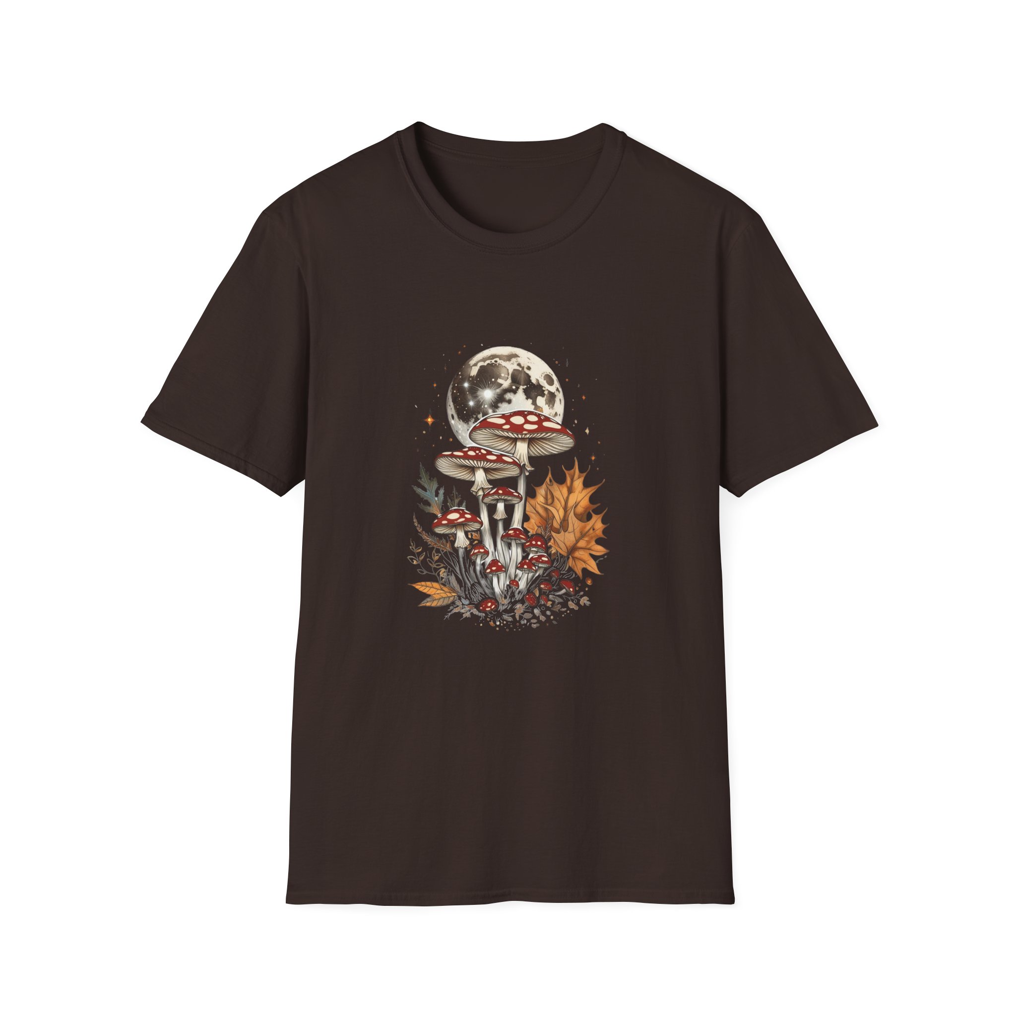 Vintage Moonlit Toadstool Mushroom T-Shirt