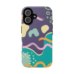 Abstract Colorful Wave Phone Case