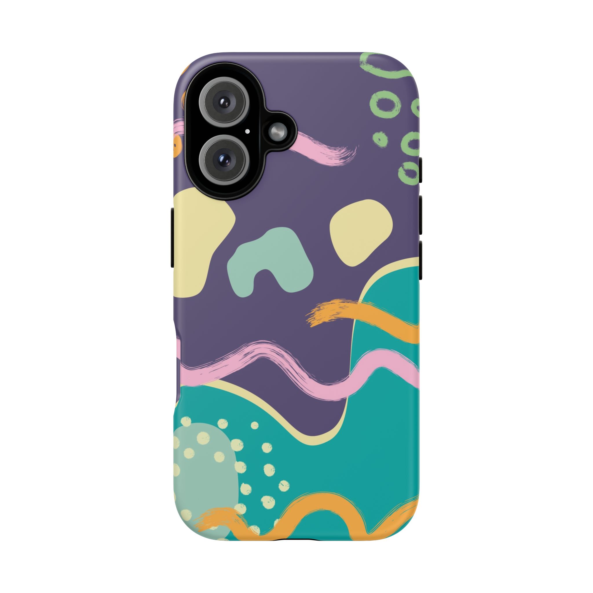 Abstract Colorful Wave Phone Case
