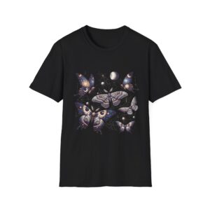 Celestial Moths Moon Phase T-Shirt