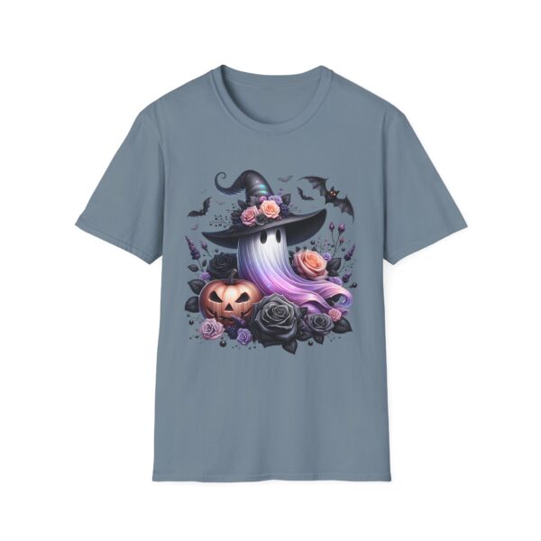 Cute Floral Witchy Ghost Hat T-Shirt