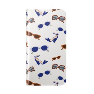 Sunglasses & Heels Pattern Flip Phone Case