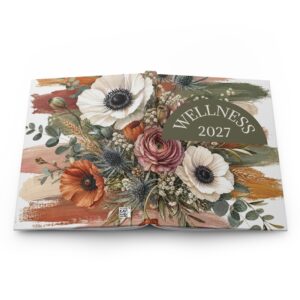 Floral Wellness 2027 Hardcover Planner Journal