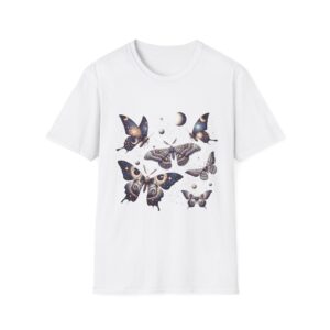 Celestial Moths Moon Phase T-Shirt