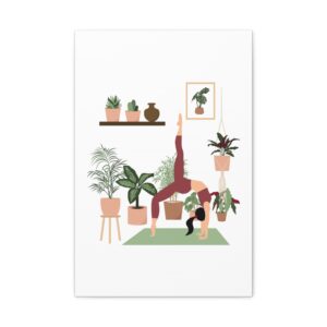 Yoga Pose Canvas Print