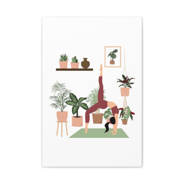 Yoga Pose Canvas Print