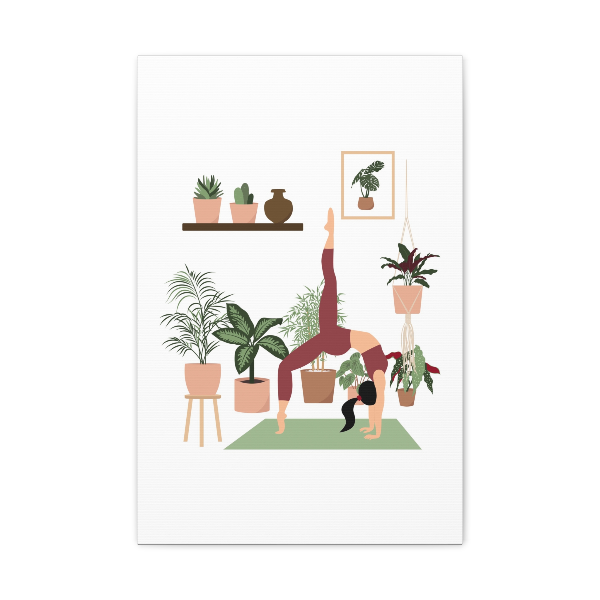 Yoga Pose Canvas Print