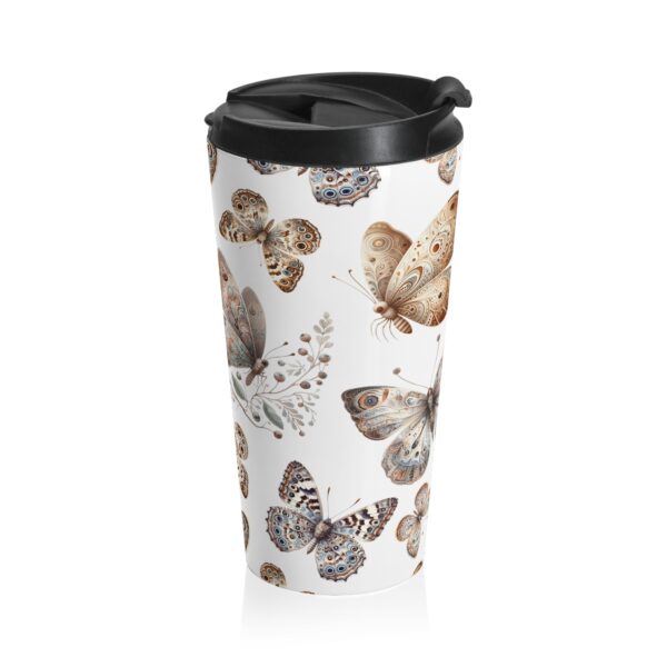 Butterfly Pattern Travel Stainless Steel Insulated Tumbler