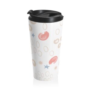 Abstract Pastel Doodle Stainless Steel Travel Mug