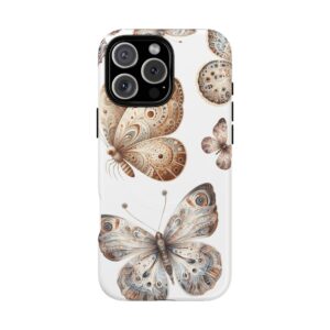 Butterfly Floral Tough Magnetic iPhone Case