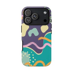 Abstract Colorful Wave Phone Case