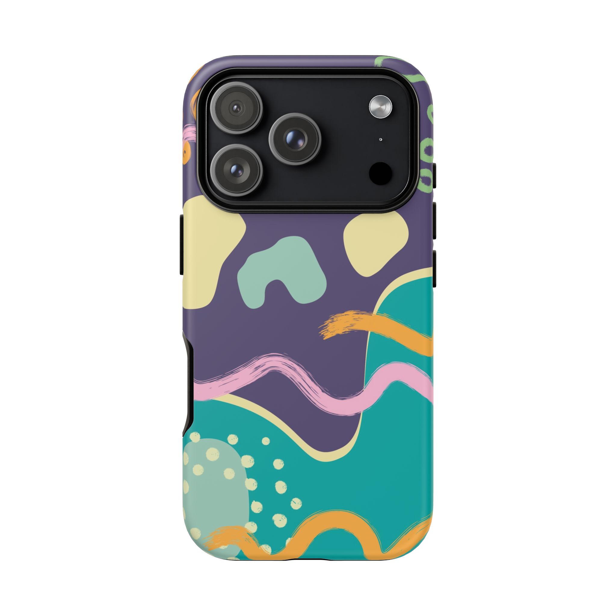 Abstract Colorful Wave Phone Case