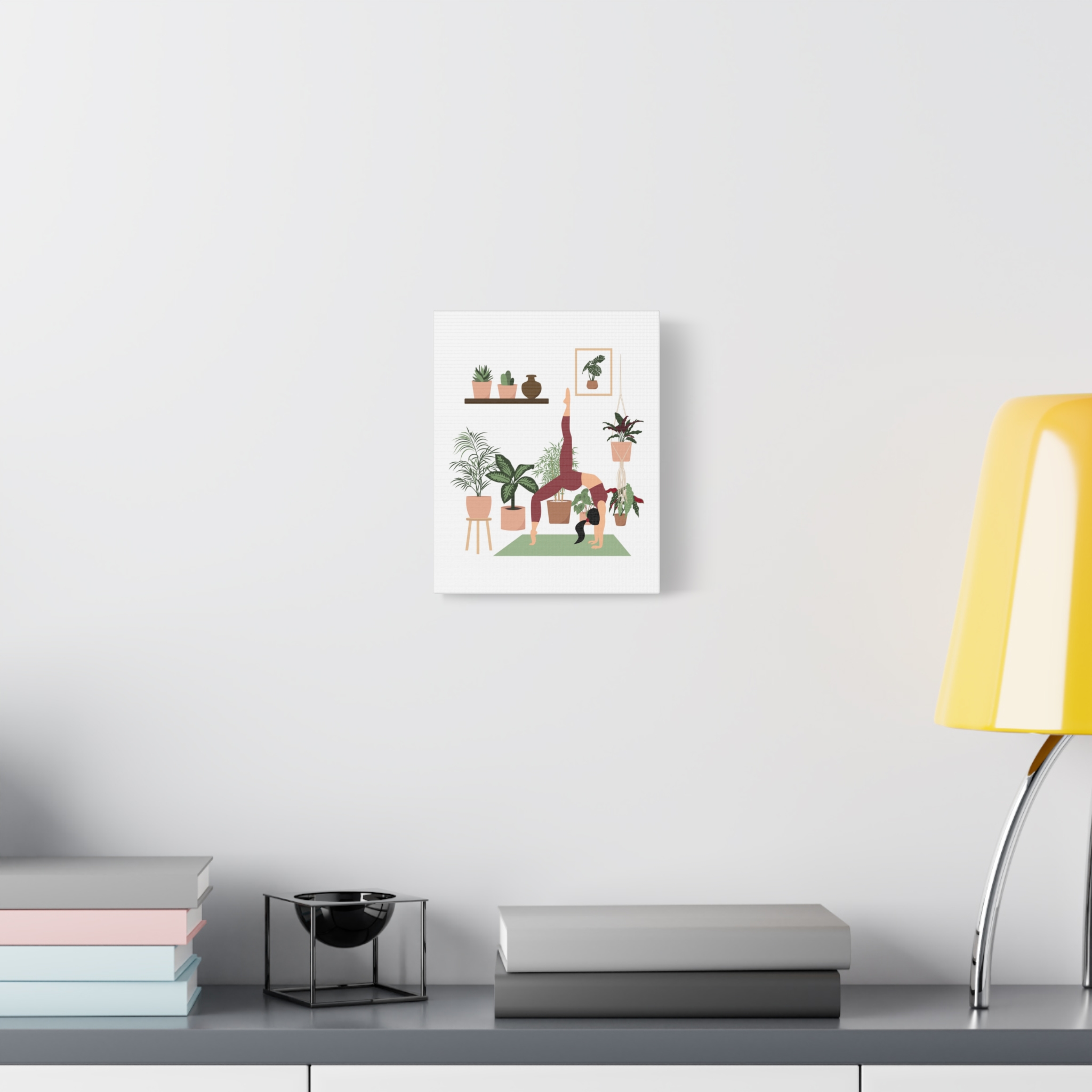 Yoga Pose Canvas Print