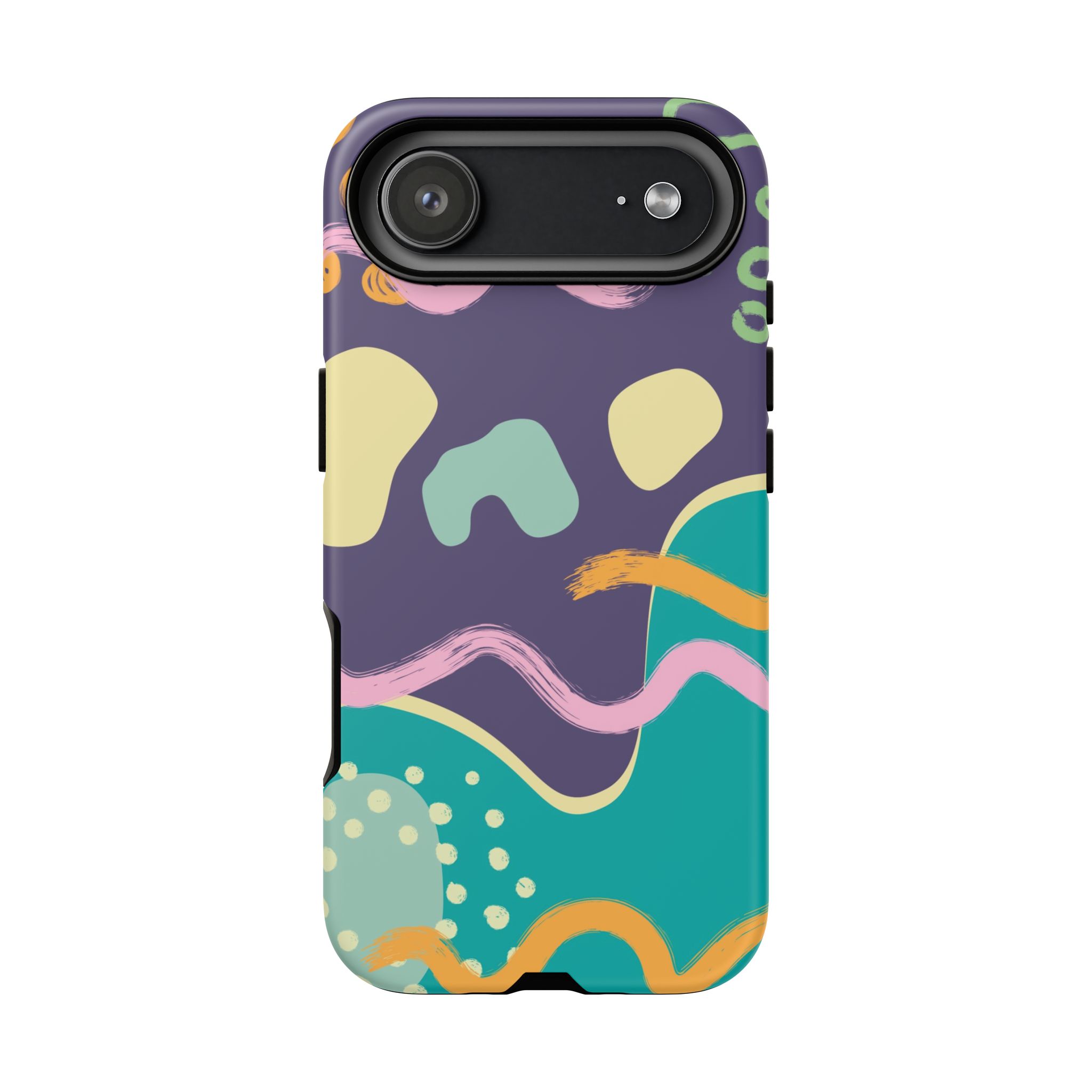 Abstract Colorful Wave Phone Case