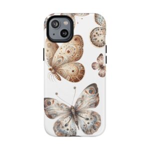 Butterfly Floral Tough Magnetic iPhone Case