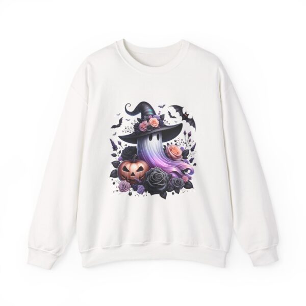 Cute Witch Hat, Pumpkin & Bats Sweatshirt