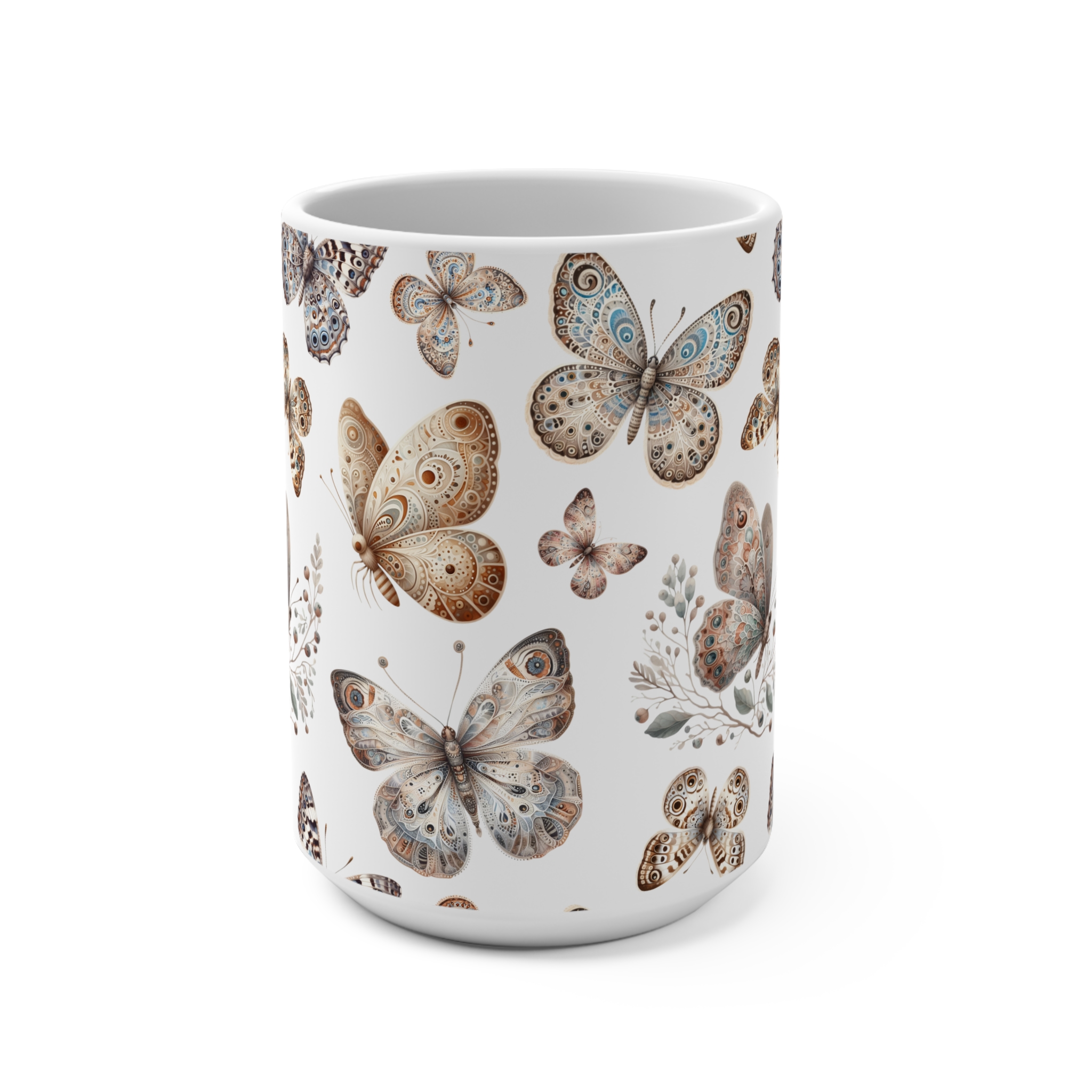 Butterfly Meadow 15oz Ceramic Mug Butterfly Meadow 15oz Ceramic Mug