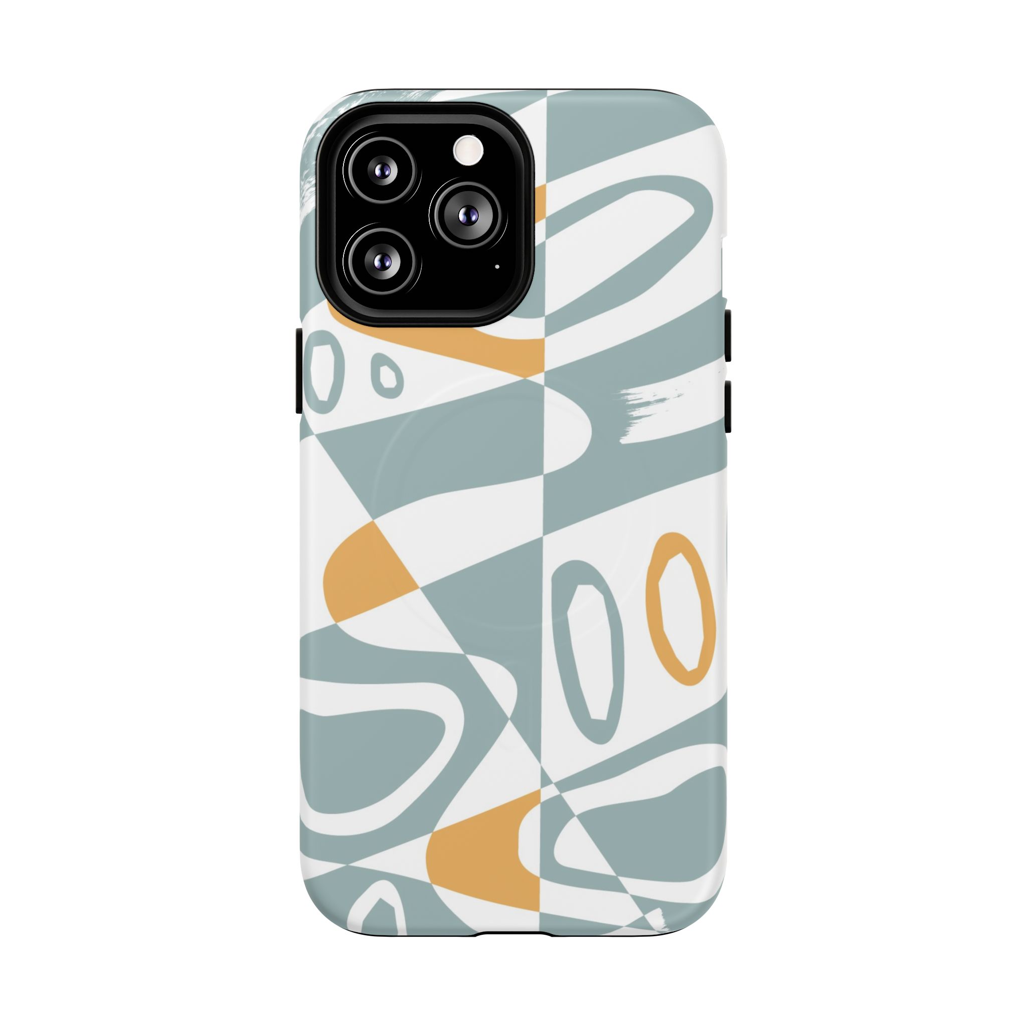 Abstract Retro Swirl Design Magnetic Phone Case