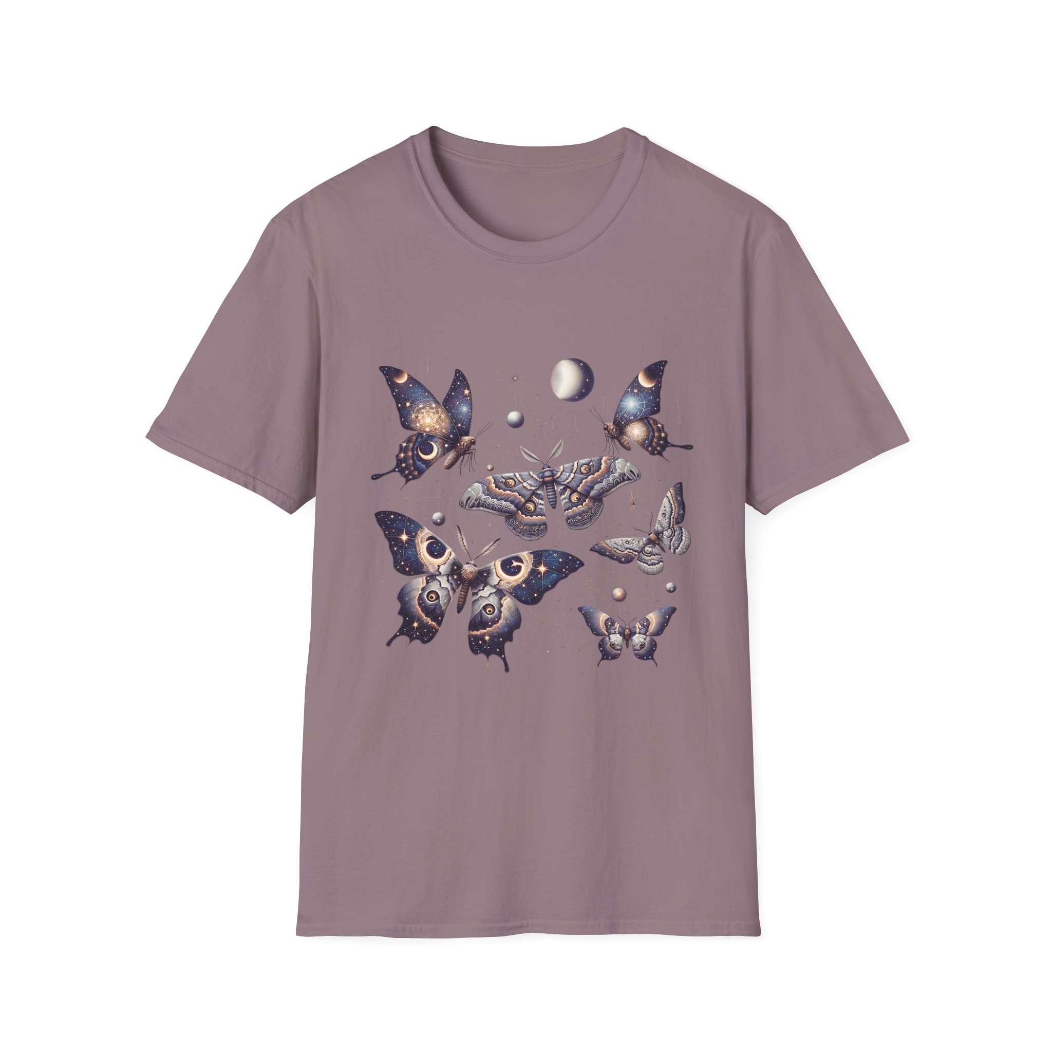 Celestial Moths Moon Phase T-Shirt Celestial Moths Moon Phase T-Shirt