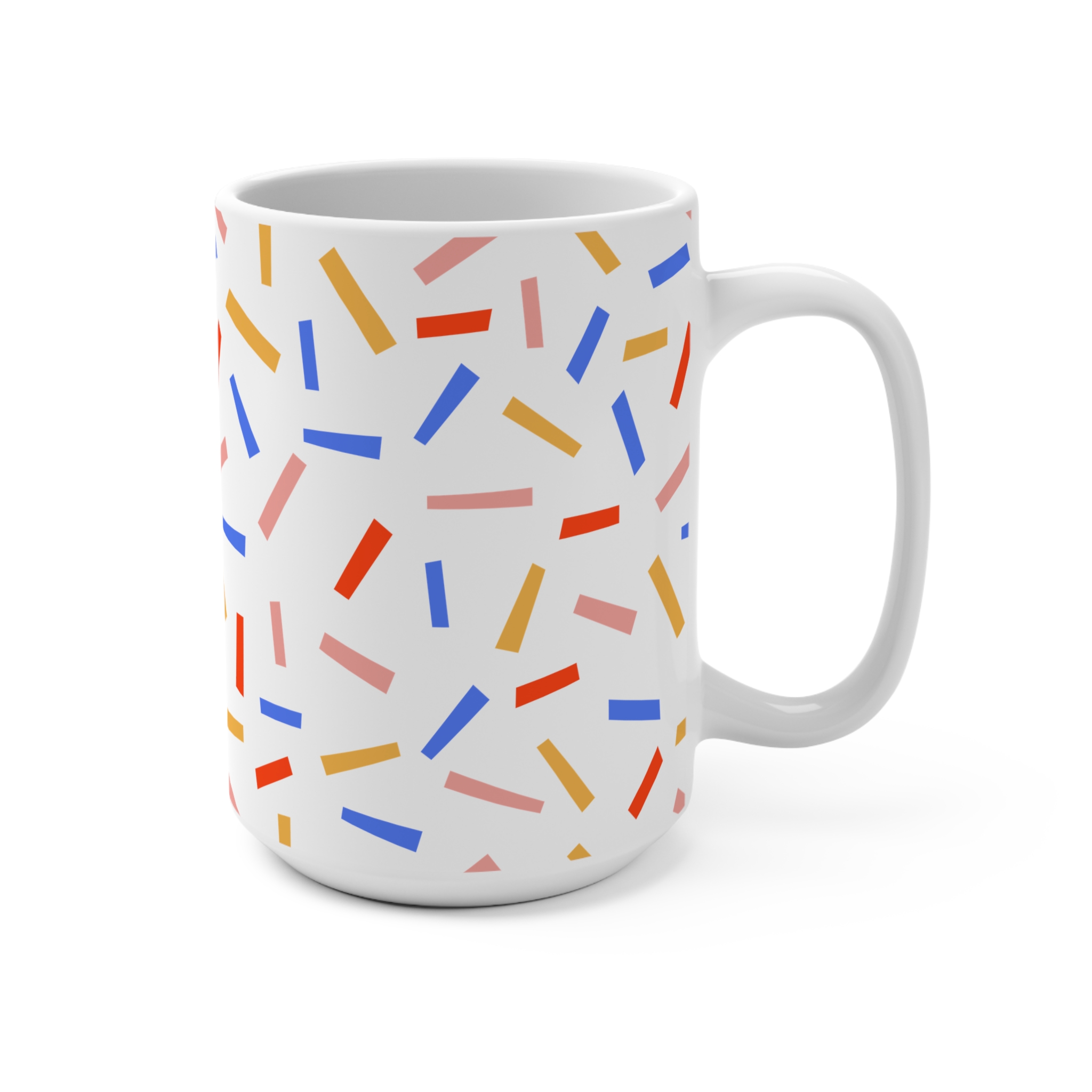 Confetti Sprinkle 15oz Ceramic Mug