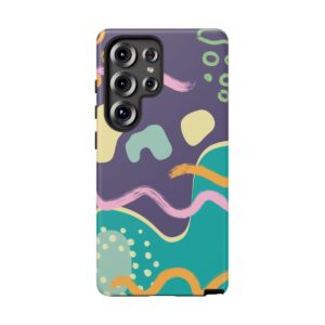Abstract Colorful Wave Phone Case