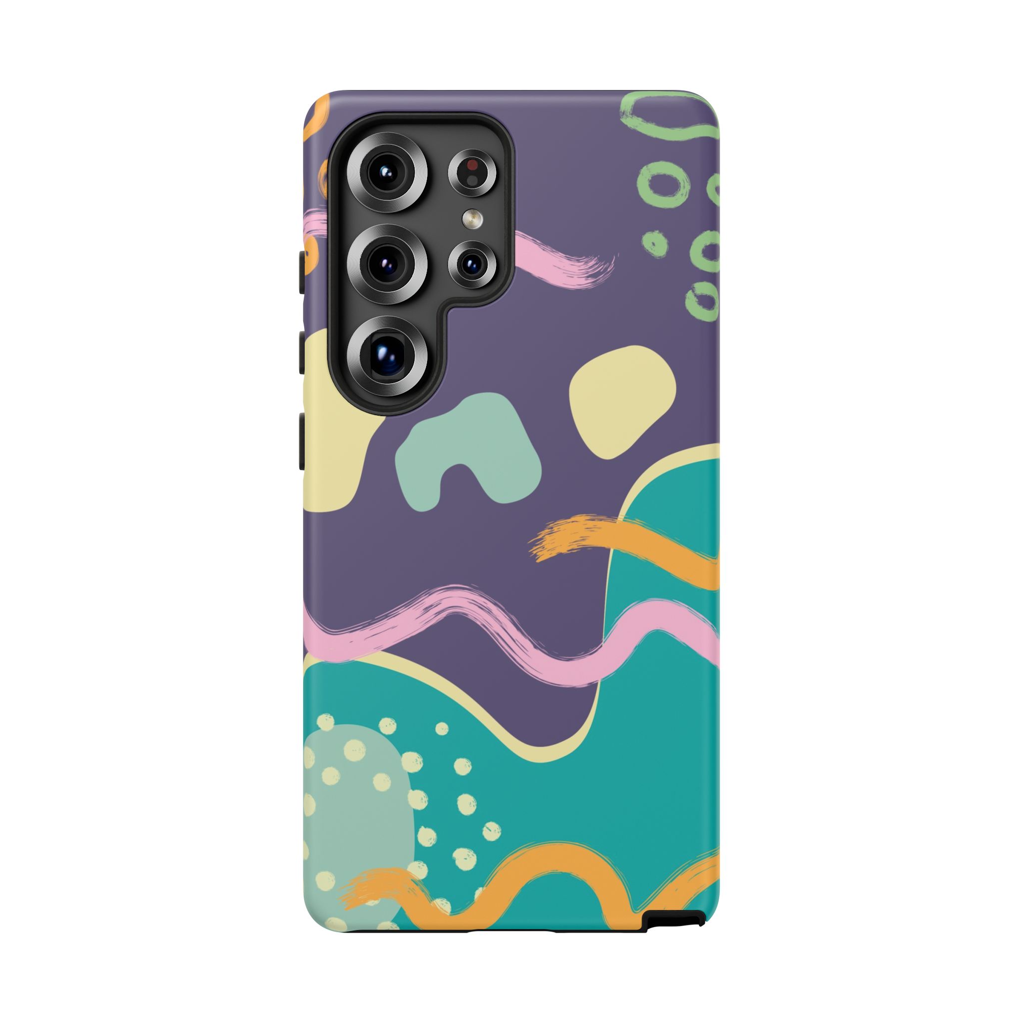 Abstract Colorful Wave Phone Case