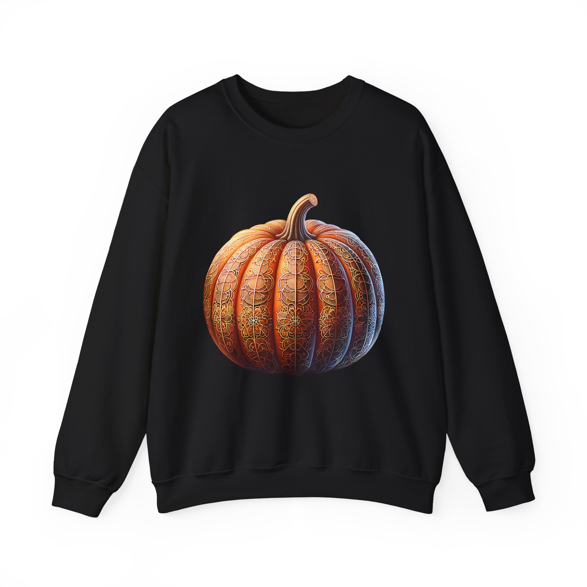 Vintage Autumn Pumpkin Crewneck Sweatshirt
