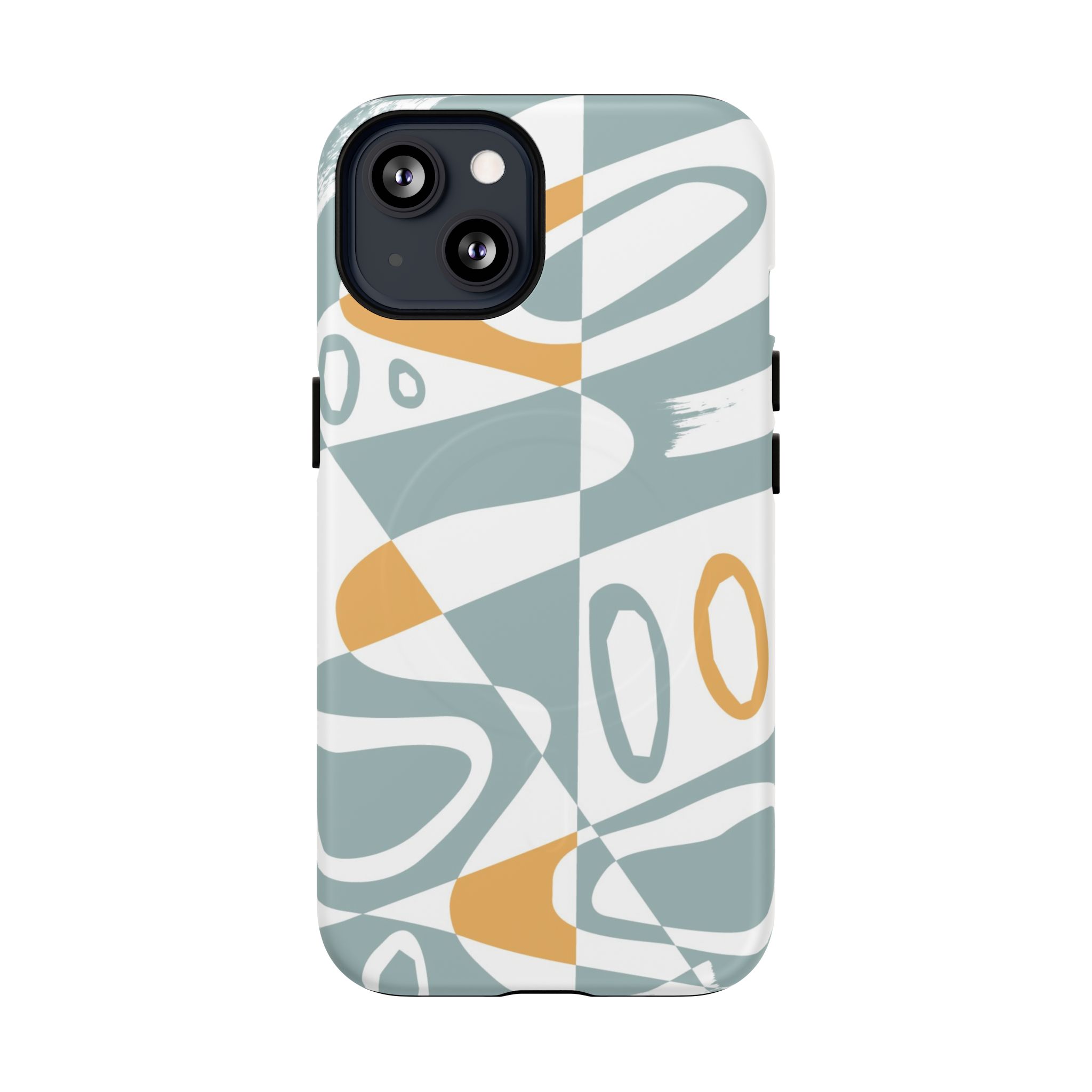 Abstract Retro Swirl Design Magnetic Phone Case